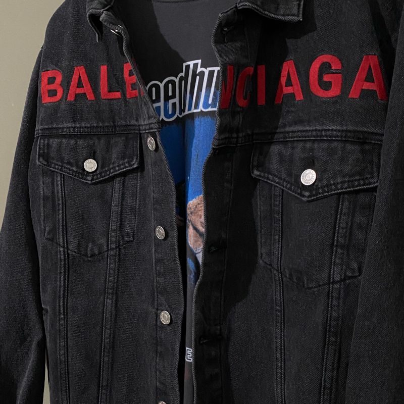 Balenciaga 2024 jaqueta jeans