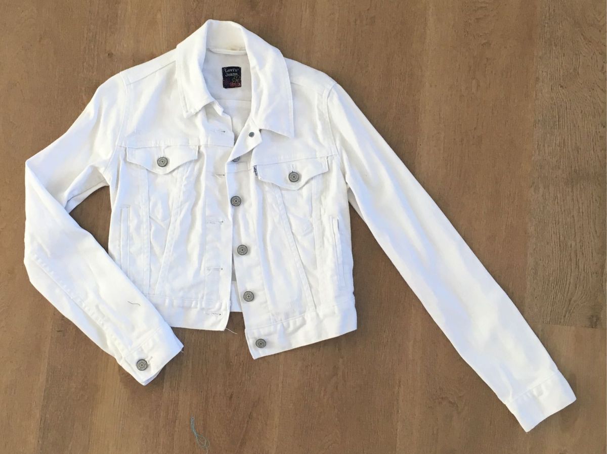jaqueta levis branca