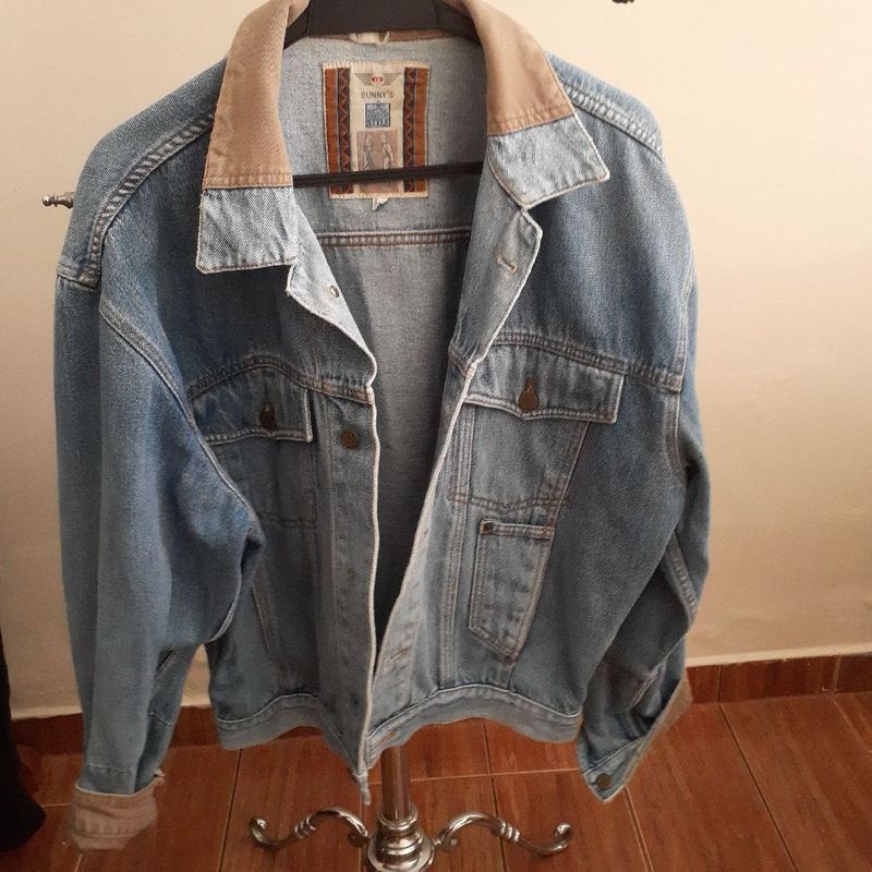 Jaqueta Jeans Bunnys Anos 90 Unisex Casaco Feminino Bunnys Usado 97788743  enjoei