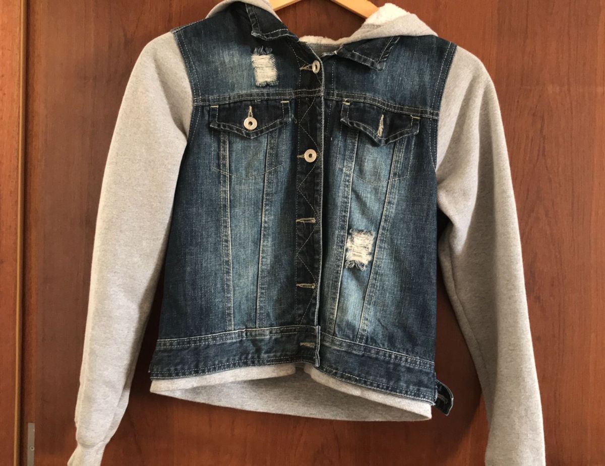 jaqueta jeans feminina codigo girl