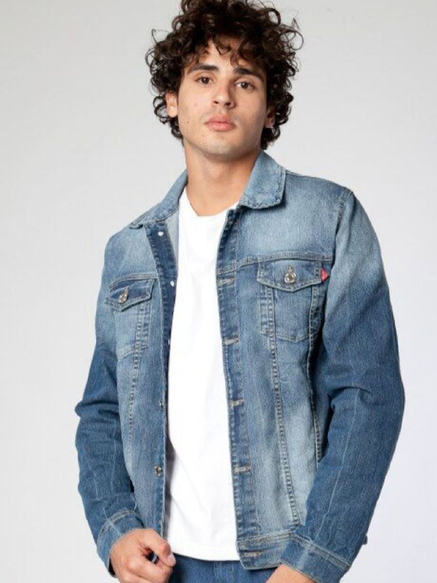 jaqueta jeans coca cola