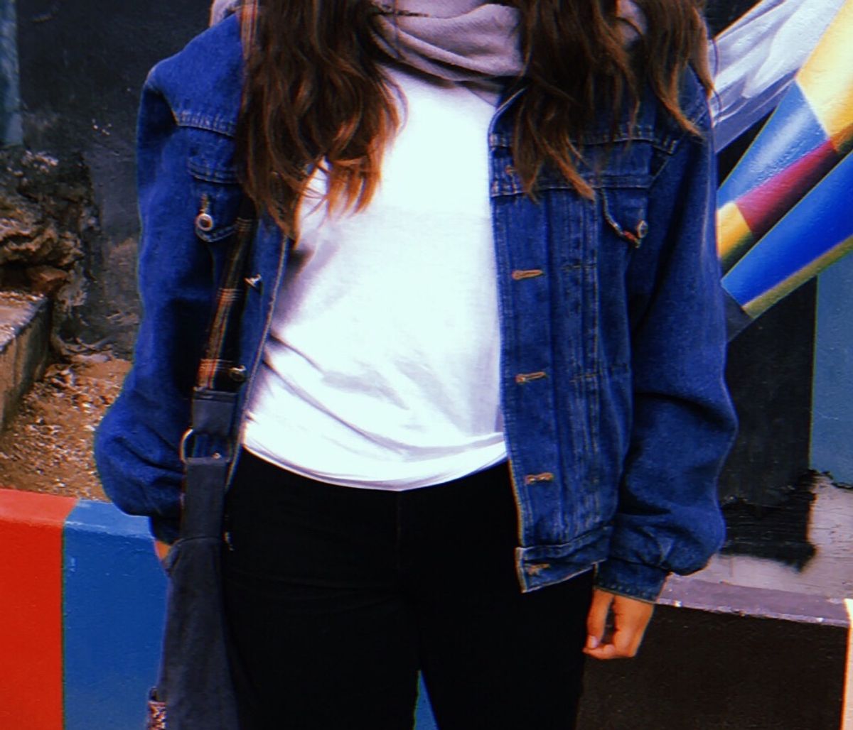 jaqueta jeans com forro de pelo feminina
