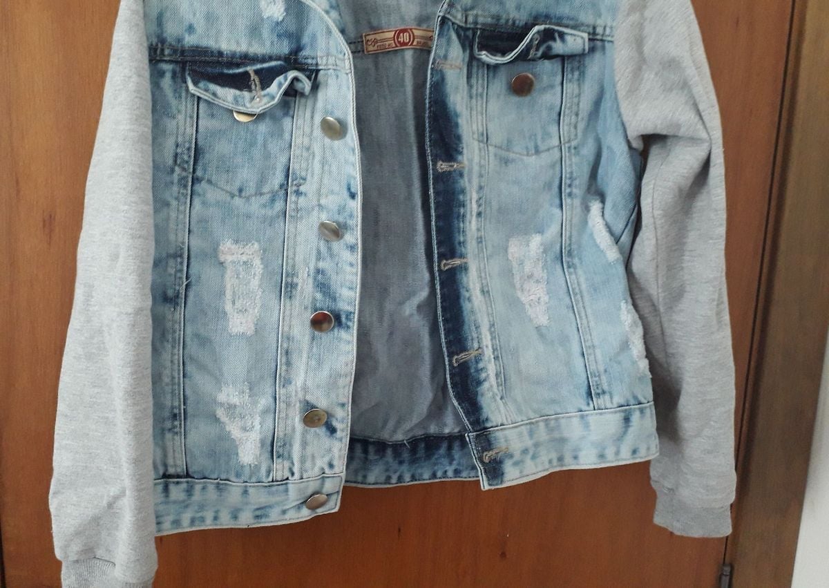 jaqueta jeans feminina besni