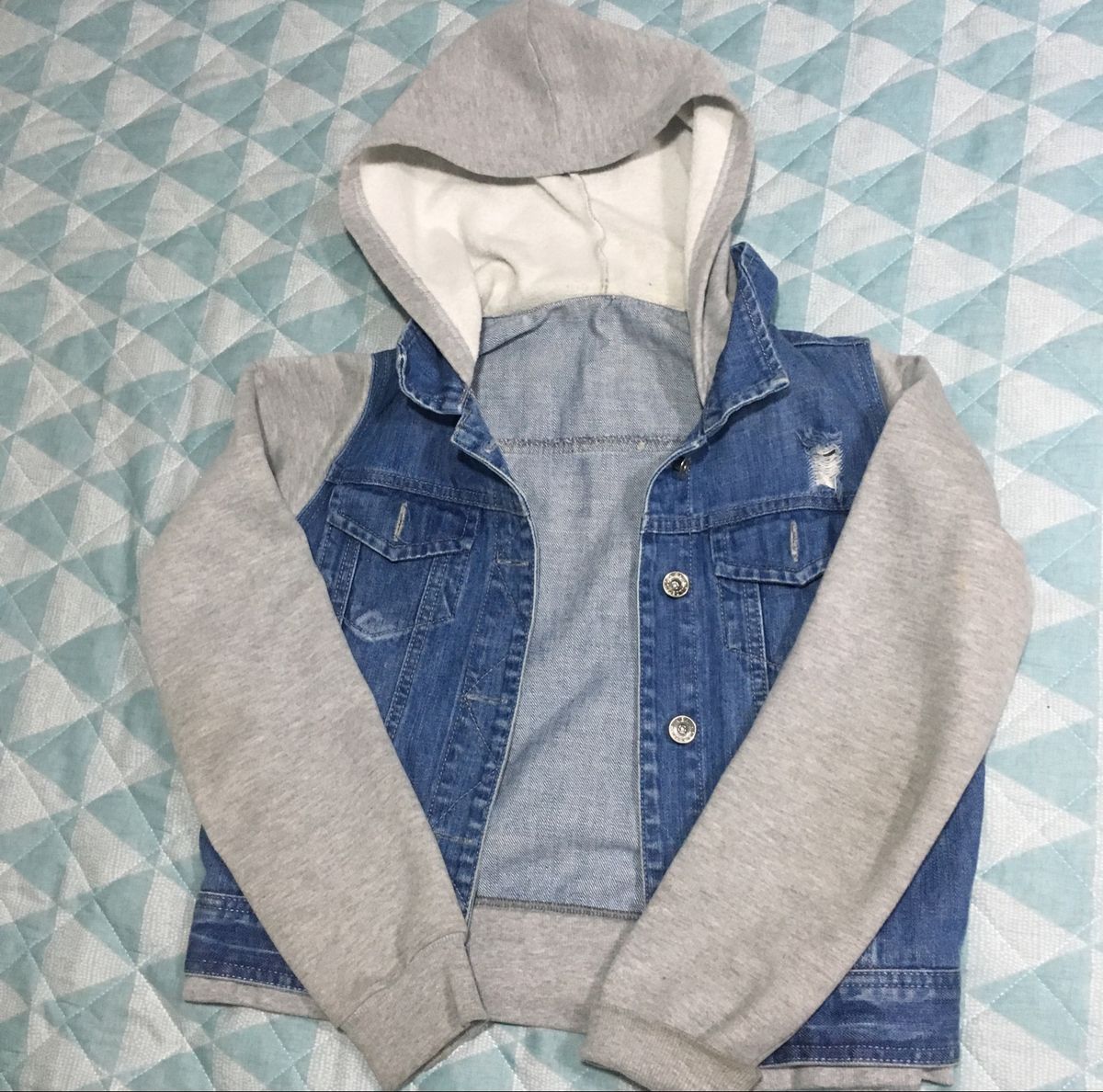 jaqueta jeans feminina codigo girl