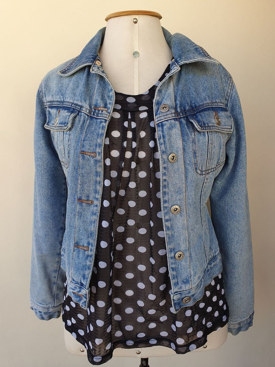 jaqueta jeans tng