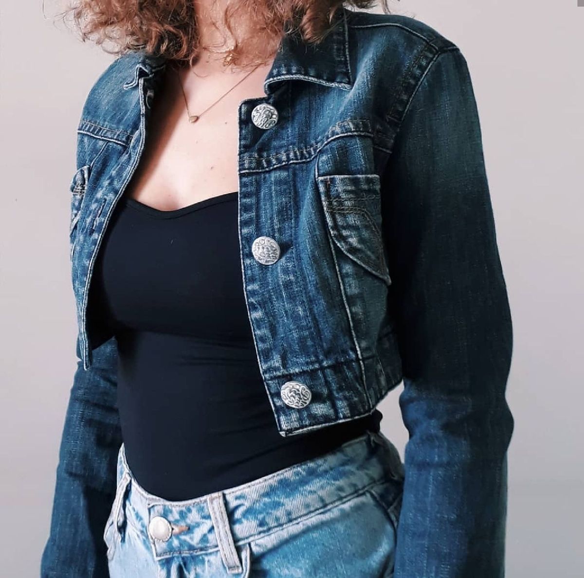 jaqueta jeans planet girls