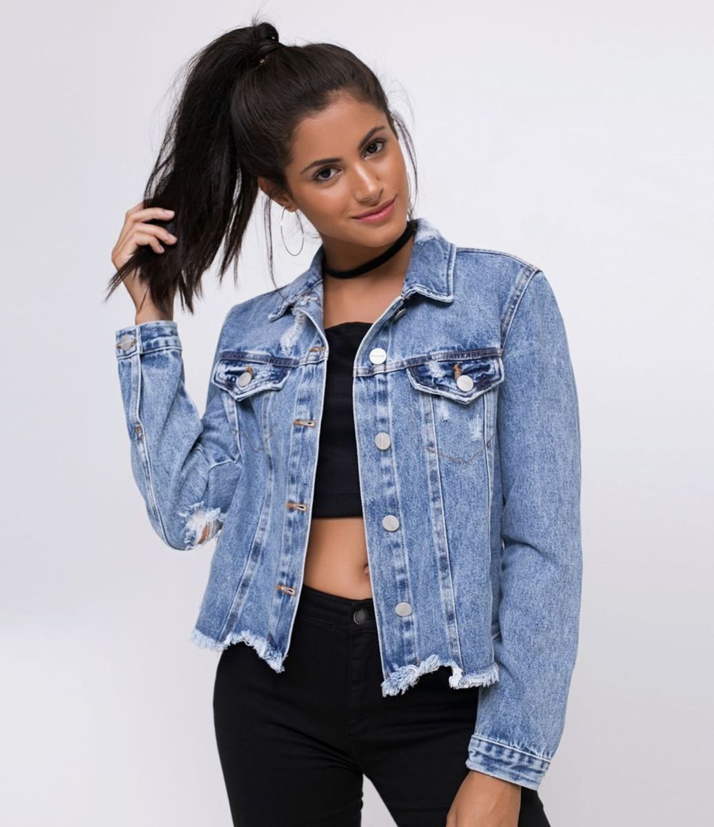 blue steel jaqueta feminina