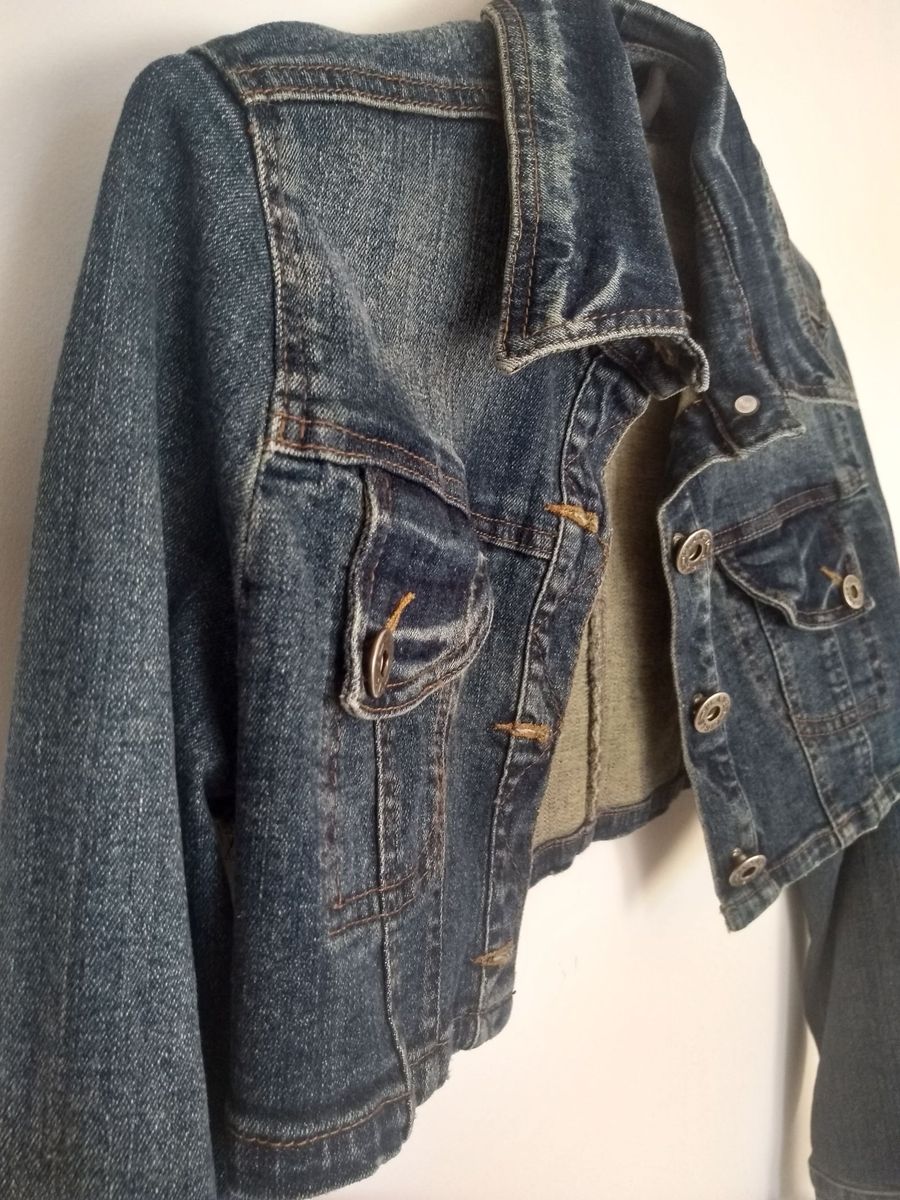 jaqueta jeans planet girls
