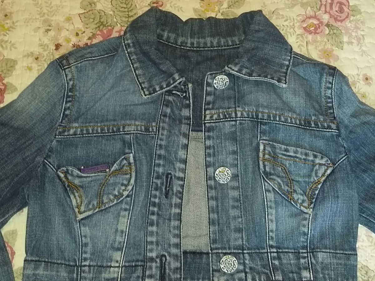 jaqueta jeans planet girls