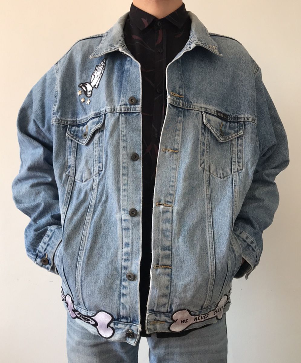jaqueta jeans masculina ellus