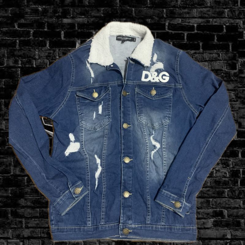 ジャケット・アウター SS2008 Dolce&Gabbana Faded Denim Jacket Jaqueta Jeans D&Amp;G Dolce Gabbana | Dolce&Gabbana Nunca Usado