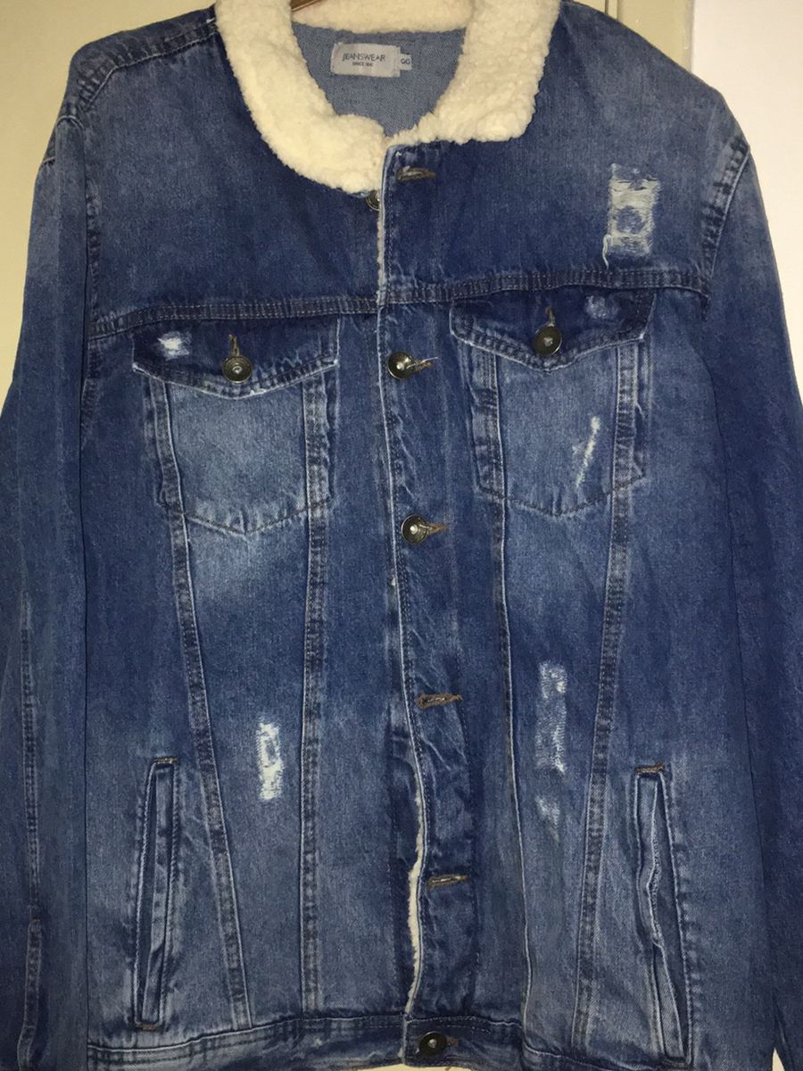 jaqueta jeans clock house