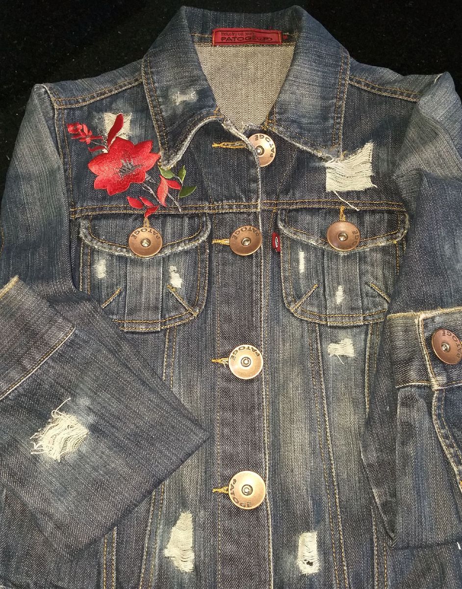 jaqueta jeans patoge