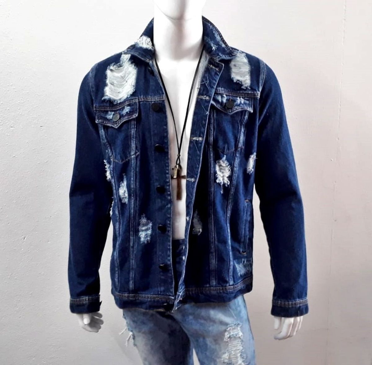 casaco masculino jeans