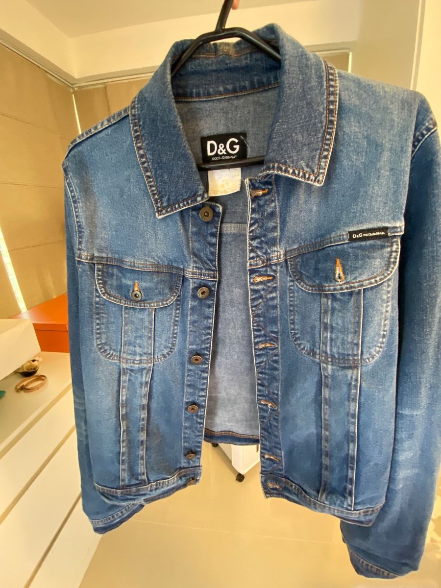 Jaqueta jeans dolce store gabbana