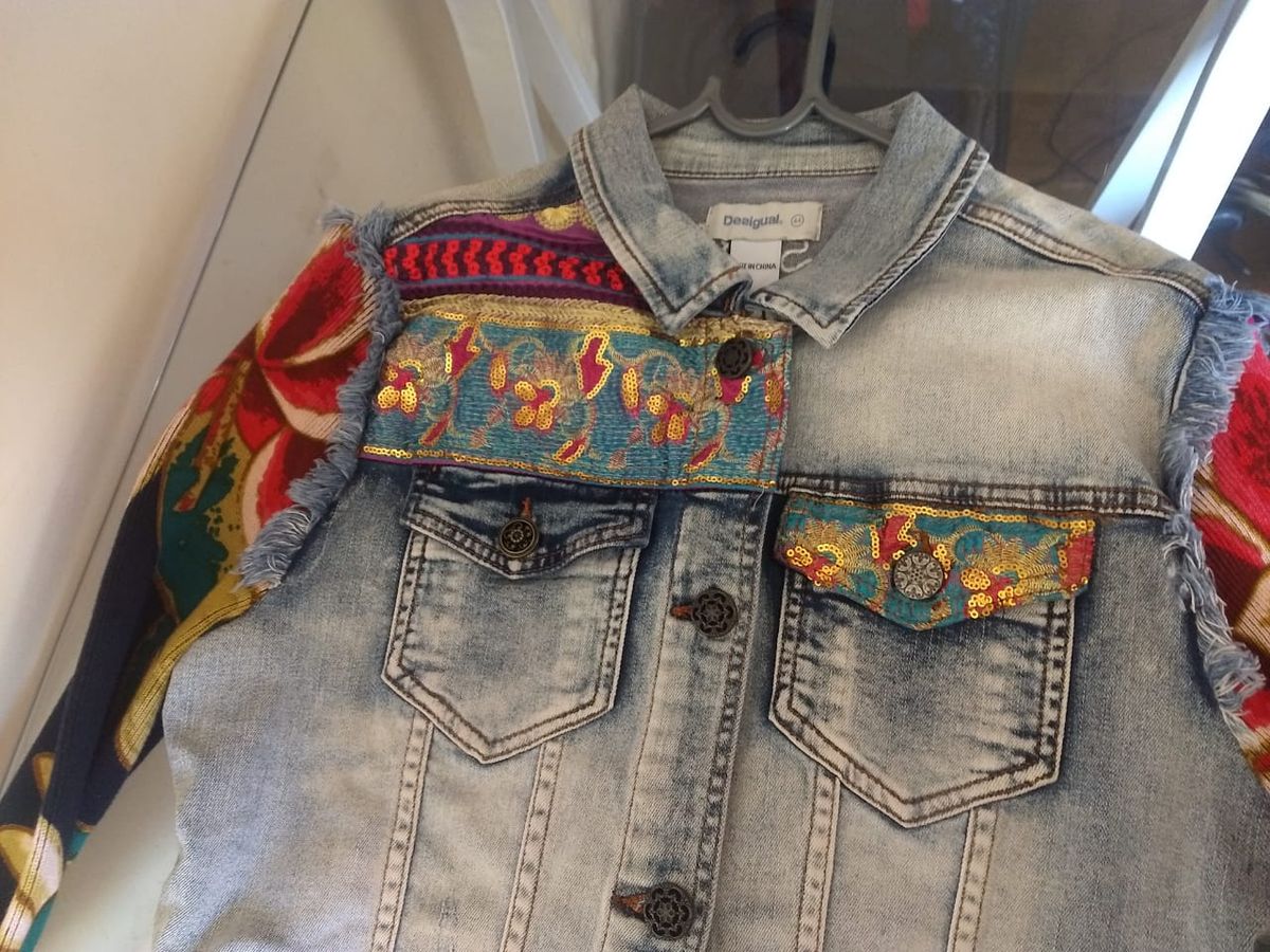 jaqueta jeans desigual