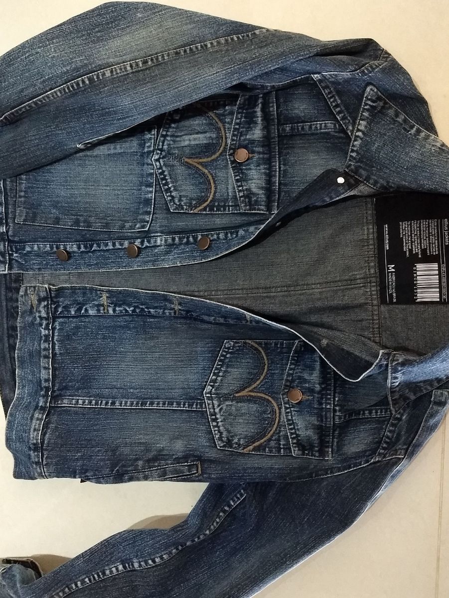 jaqueta jeans feminina ellus