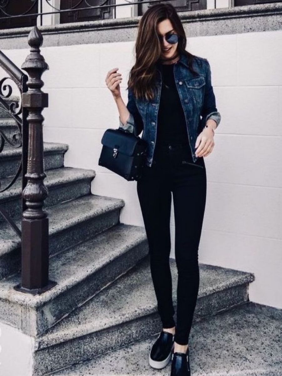 jaqueta jeans feminina moderna