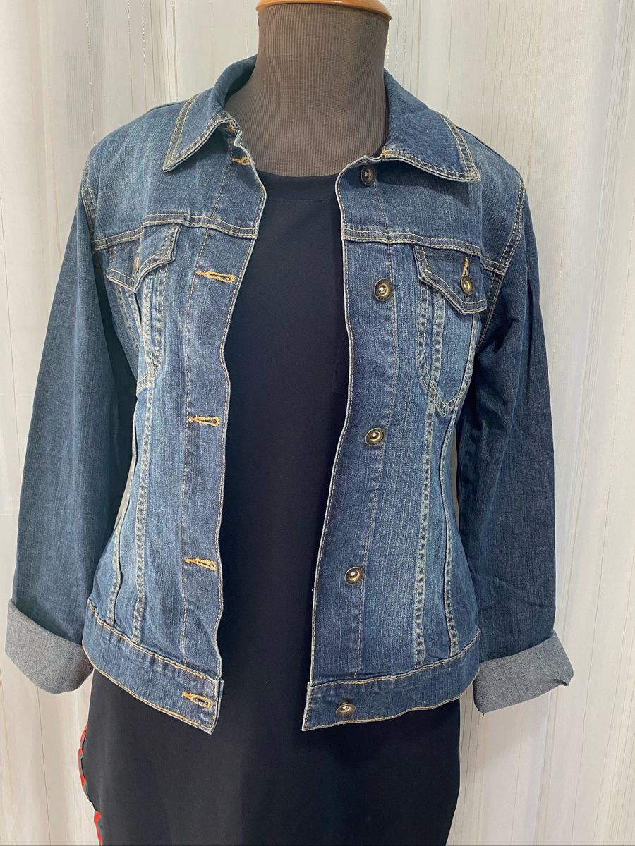 jaqueta jeans feminina na riachuelo