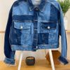 jaqueta jeans estilosa da zara m - jaquetas zara