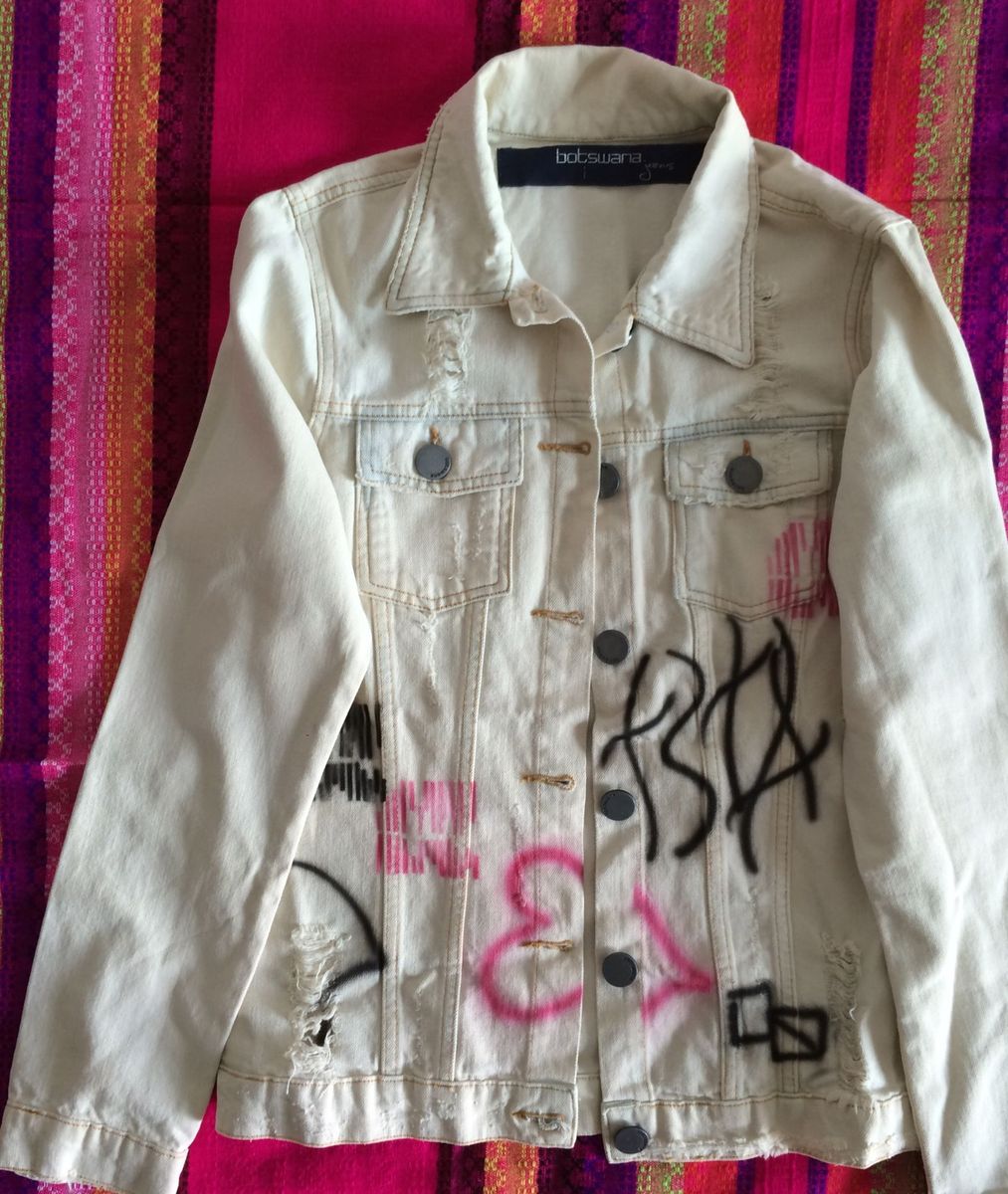 jaqueta jeans pichada