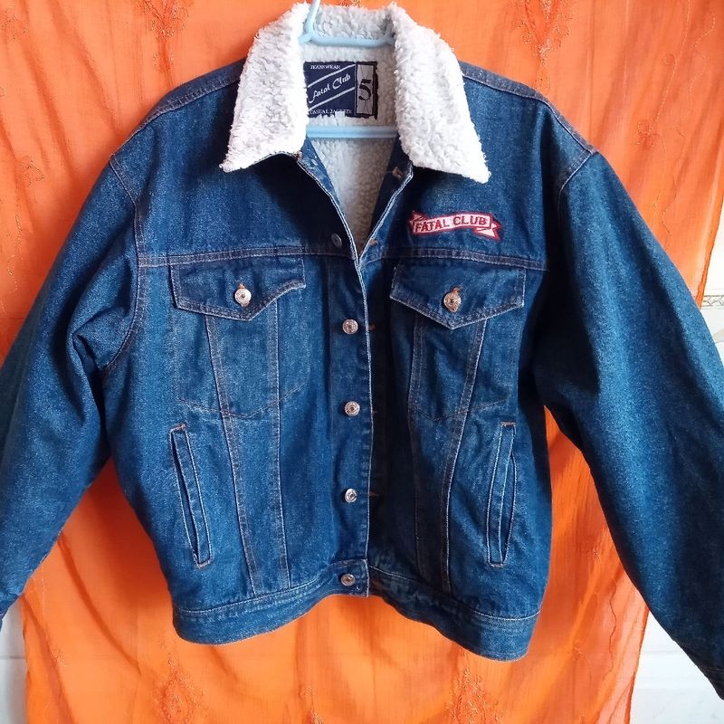 Jaqueta Jeans Fatal Club Jaqueta Jeans Fatal Club Casaco Masculino