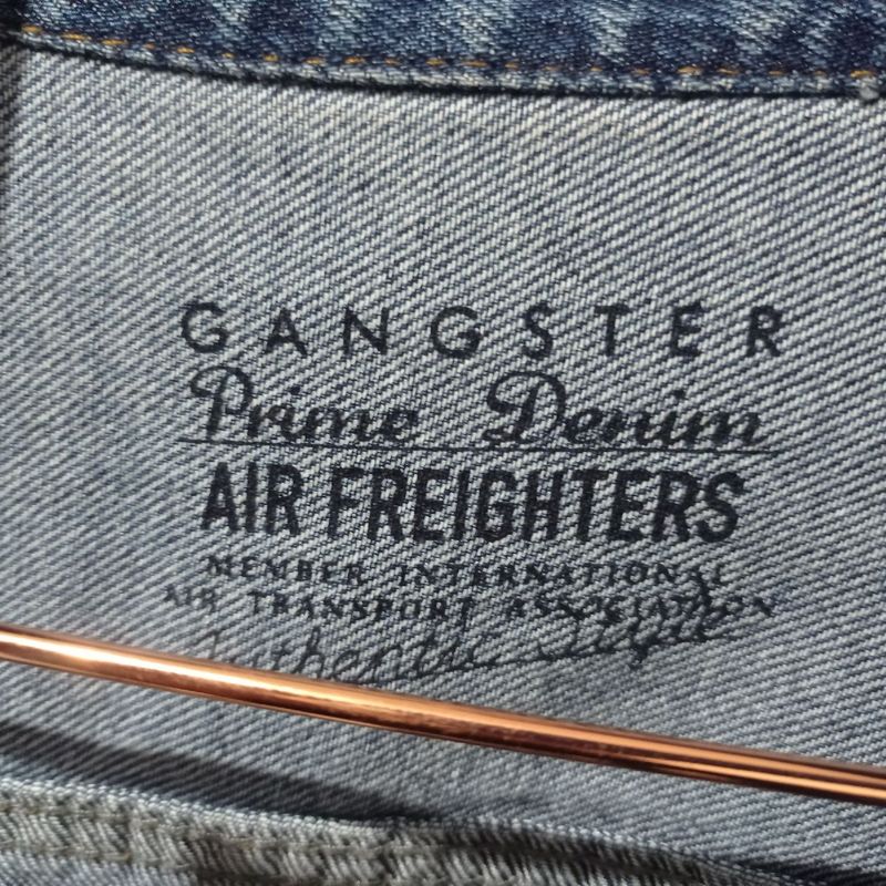 Jaqueta jeans hot sale gangster