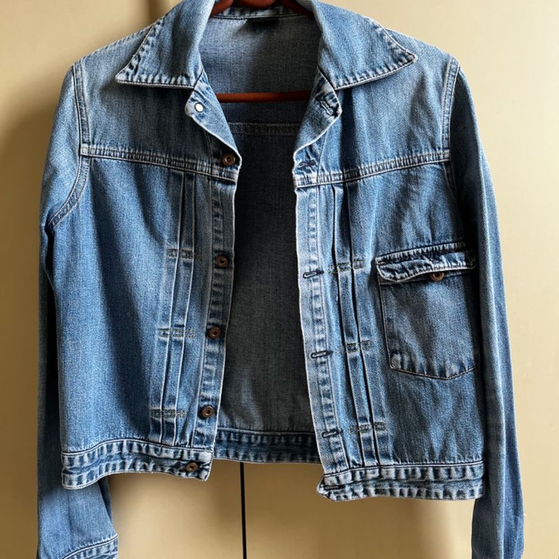 Jaqueta Jeans Feminina Tam 36 Casaco Feminino Zoomp Usado