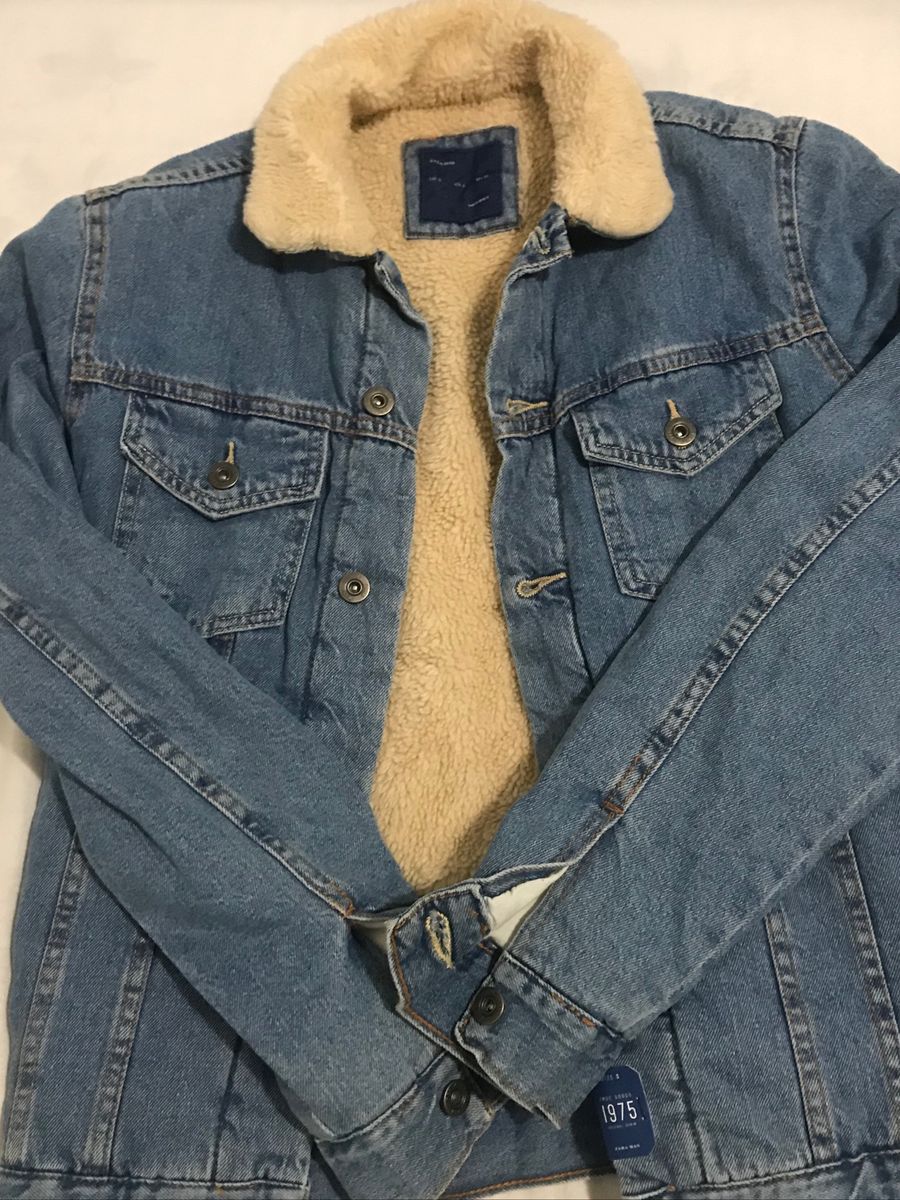 jaqueta forrada com pelo