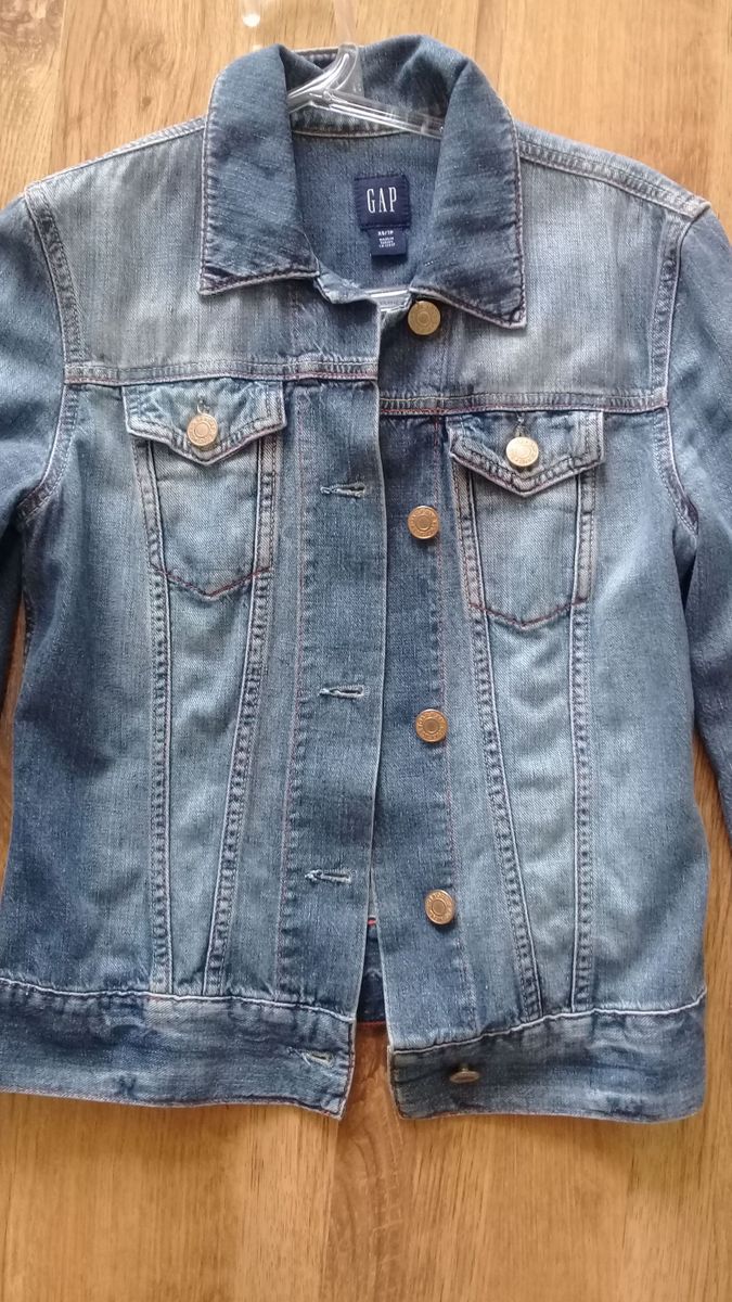 jaqueta jeans gap feminina