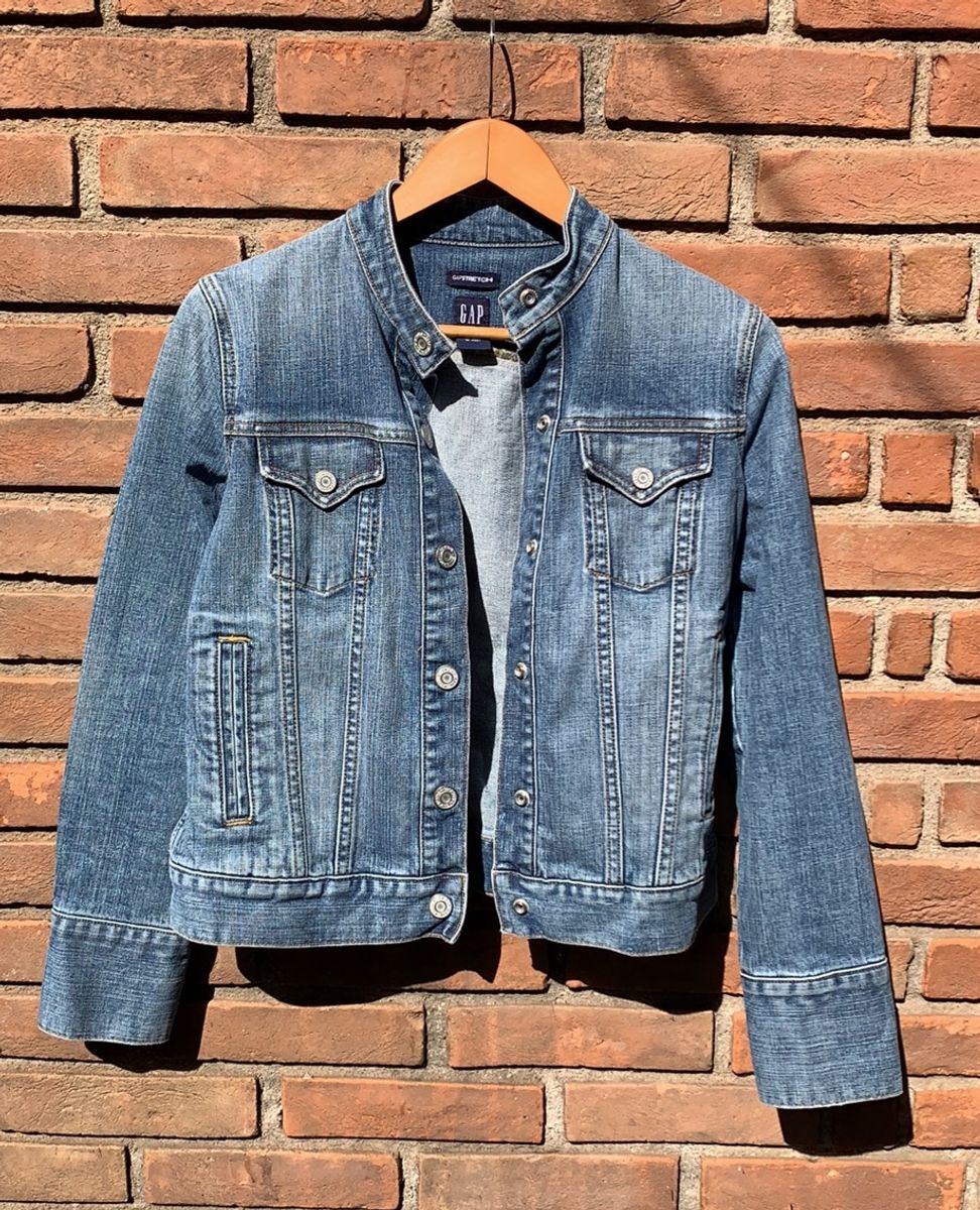 jaqueta jeans gap feminina