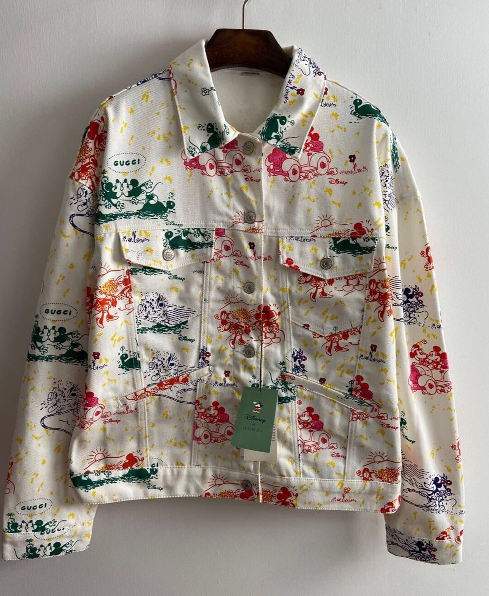 jaqueta jeans gucci feminina