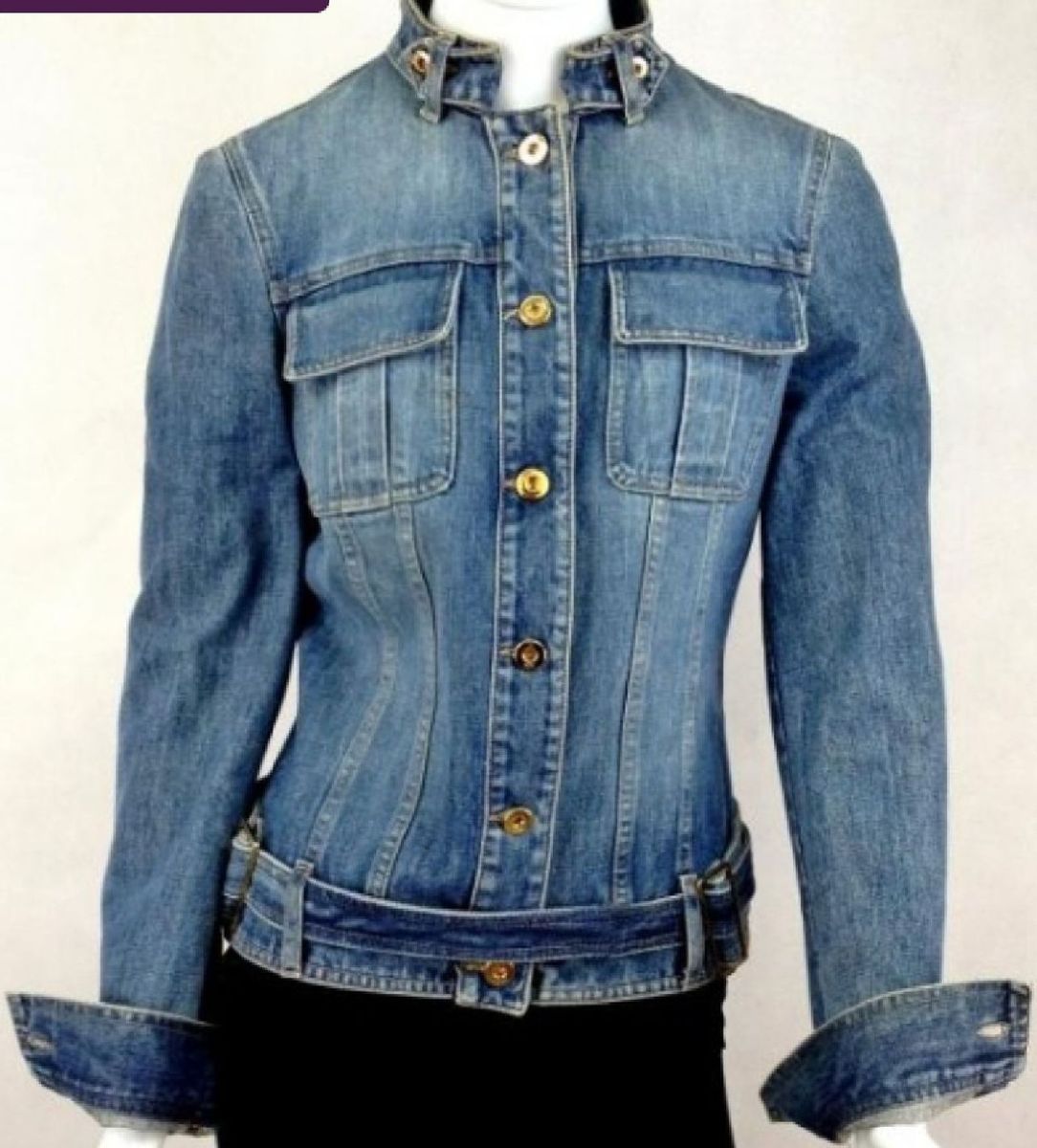 jaqueta jeans gucci feminina