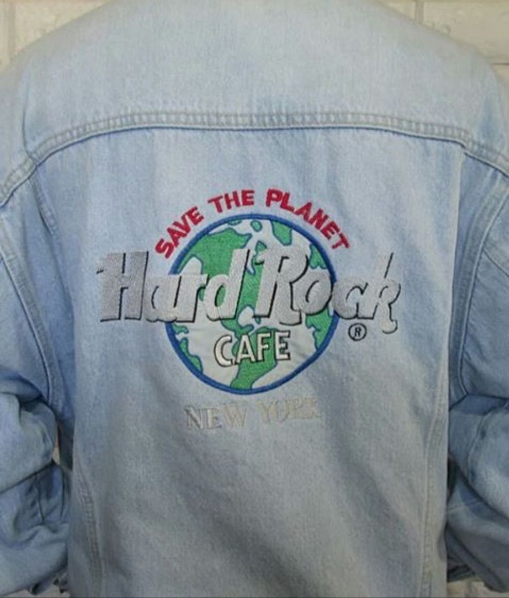 jaqueta hard rock café anos 90