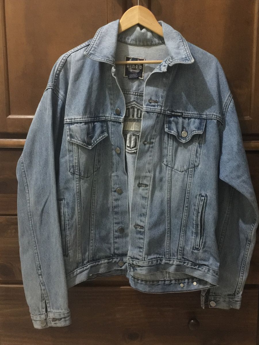 jaqueta harley davidson jeans