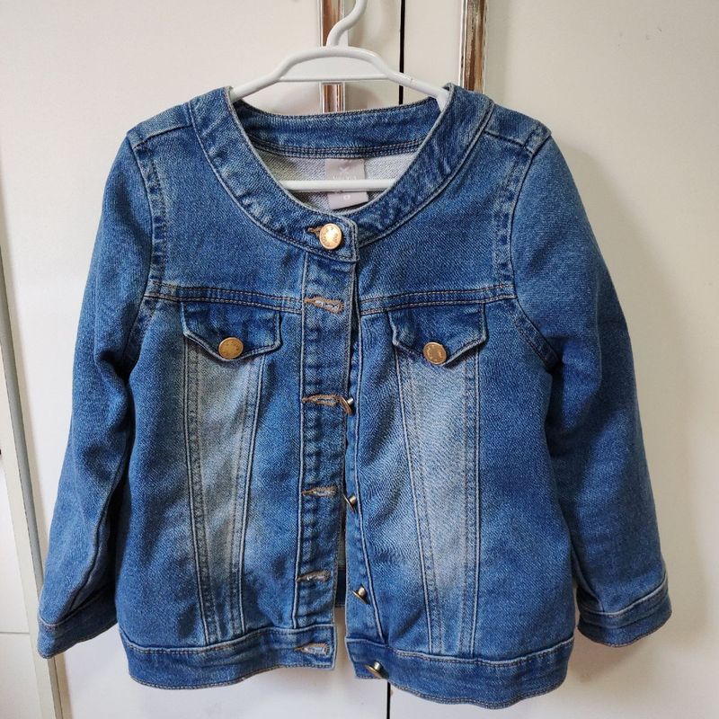 Jaqueta jeans best sale hering infantil