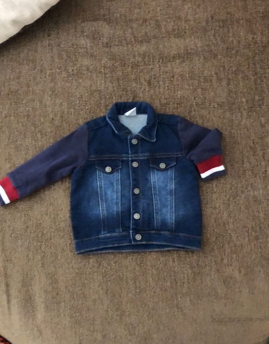 jaqueta jeans de bebe