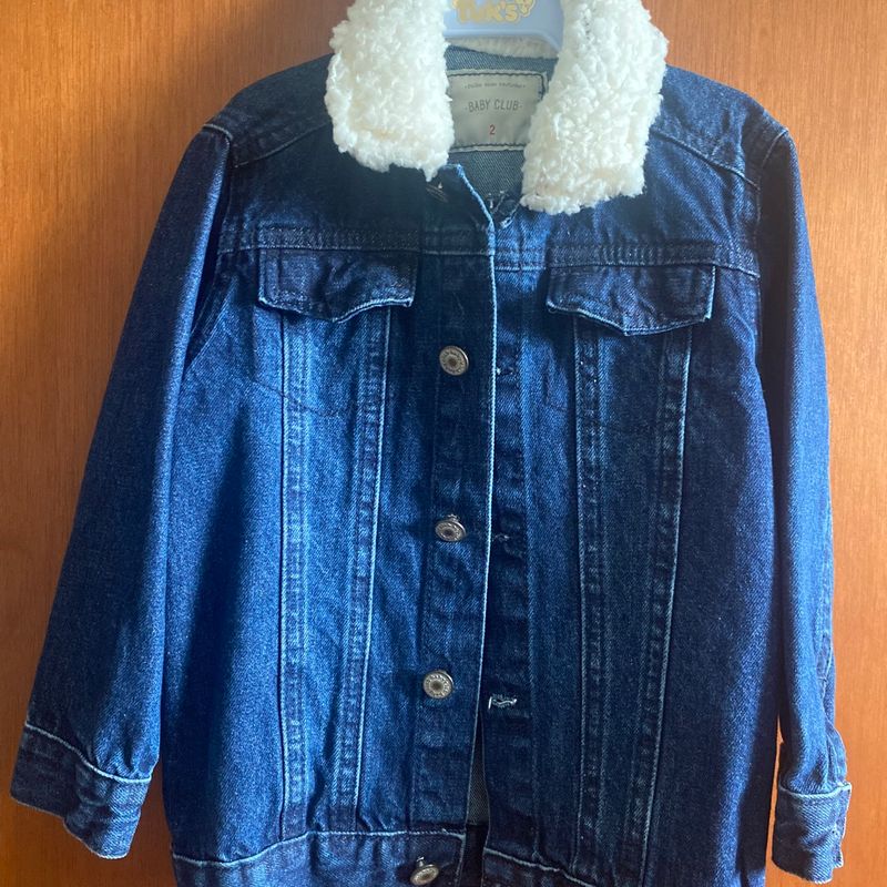 Jaqueta Jeans Infantil Anos Baby Club Nunca Usado 96063866