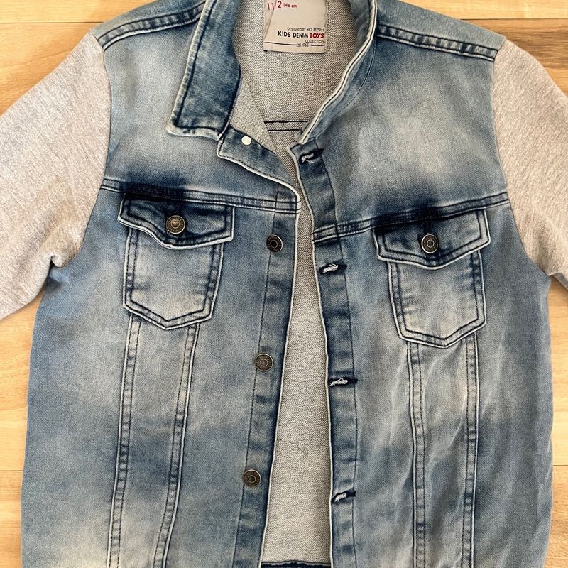 Jaqueta jeans best sale infantil renner