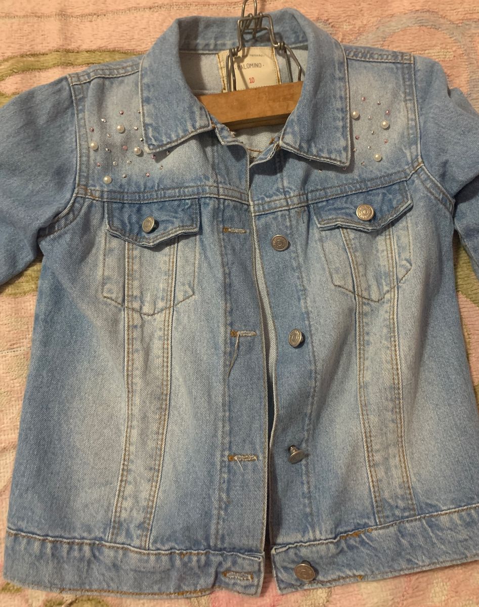 Jaqueta jeans sale infantil renner