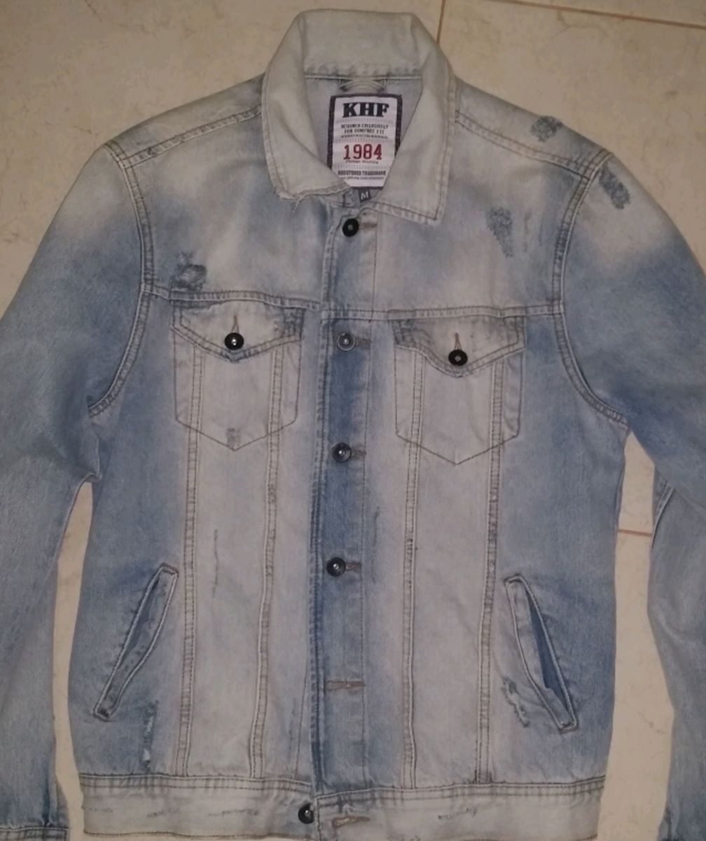 jaqueta jeans khelf