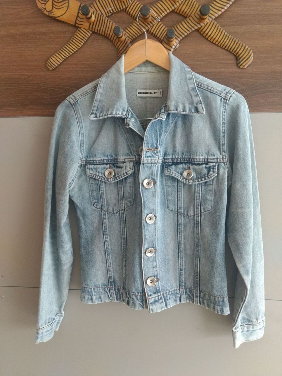 enjoei jaqueta jeans