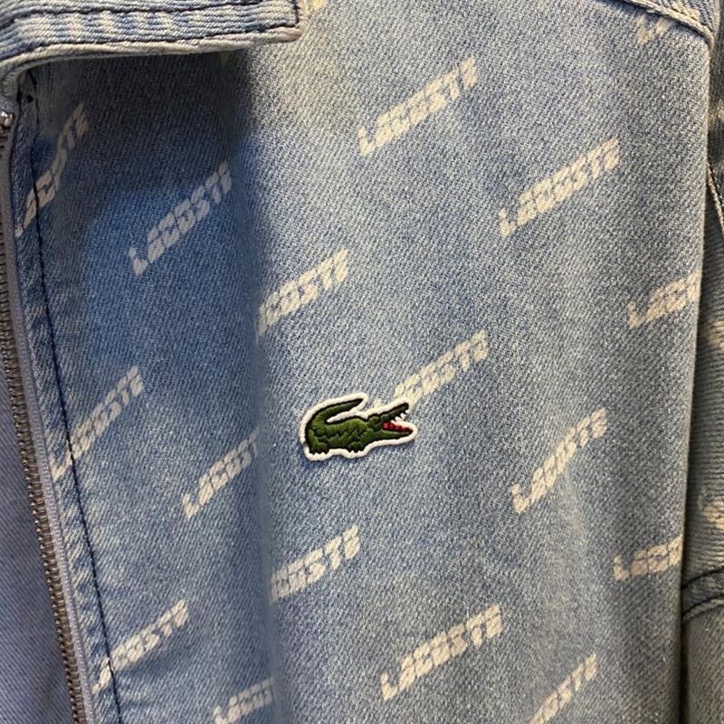 Jaqueta best sale jeans lacoste