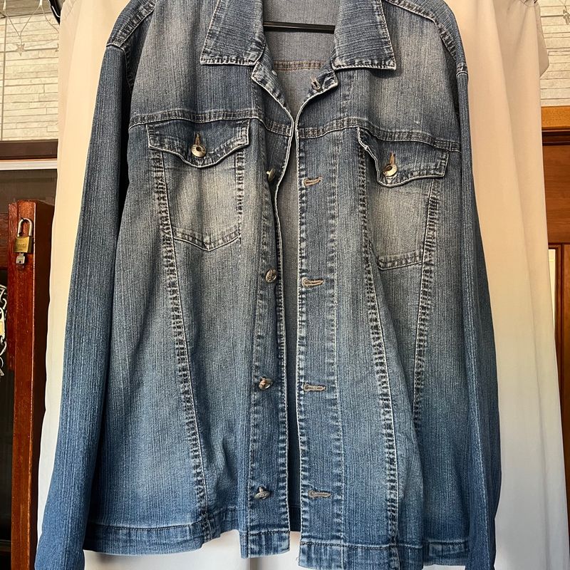 Jaqueta jeans sale xg