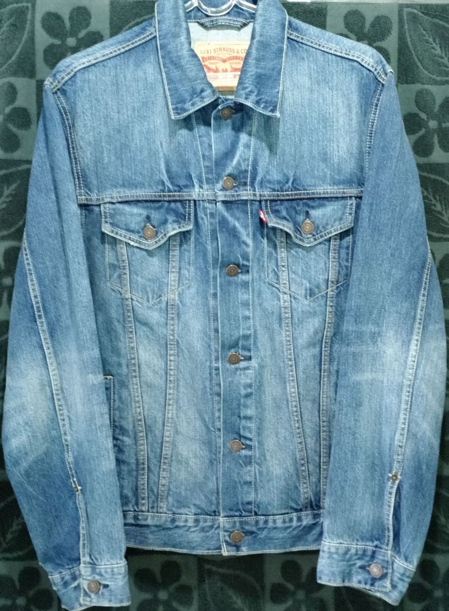 jaqueta jeans levis tradicional