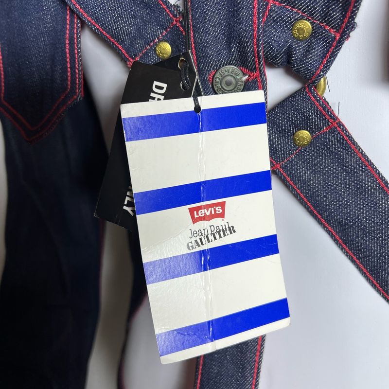 Jaqueta Jeans Levis X Jean Paul Gaultier Tam. Gg | Levis X Jean