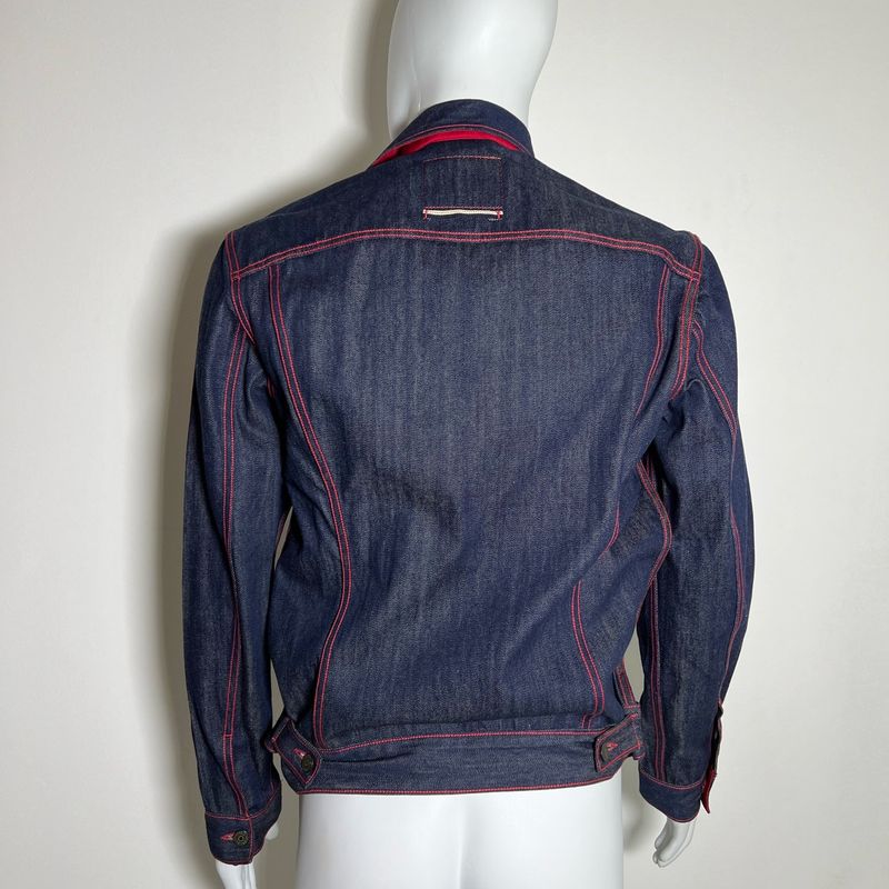 Jaqueta Jeans Levis X Jean Paul Gaultier Tam. Gg | Levis X Jean