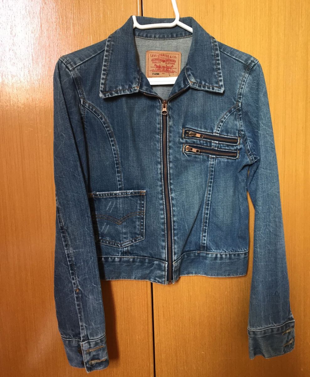 jaqueta jeans feminina levis preço