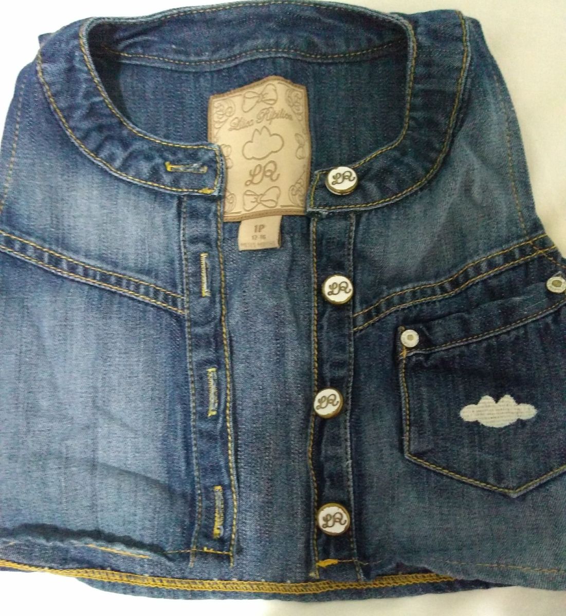 jaqueta jeans infantil lilica ripilica