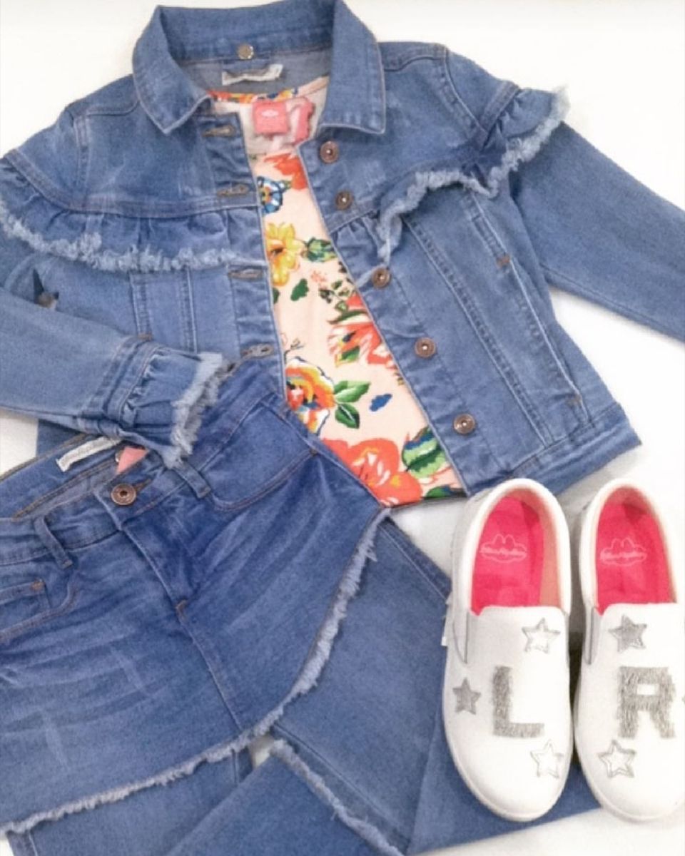 jaqueta jeans infantil lilica ripilica